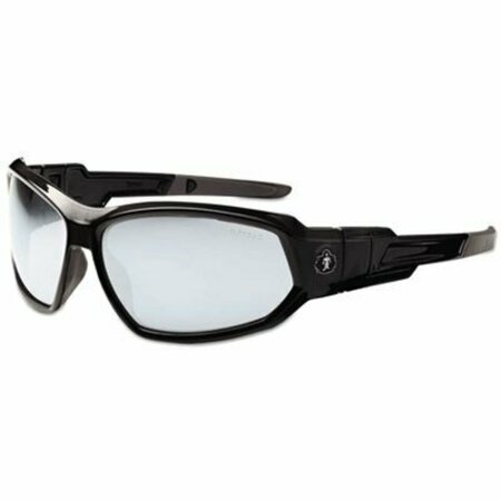 ERGODYNE ergodyne, Skullerz Loki Safety Glasses/goggles, Black Frame/in/outdoor Lens, nylon/polycarb 56080